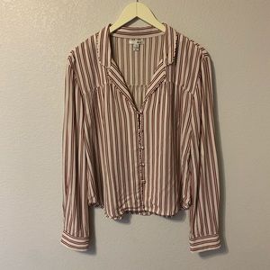 Amuse Society Button Down Blouse